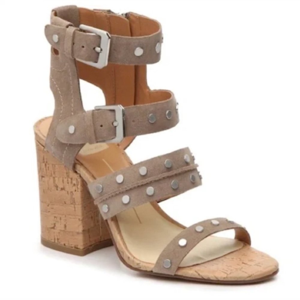 Dolce Vita Eddie Sandal - Taupe Suede- Size 7.5